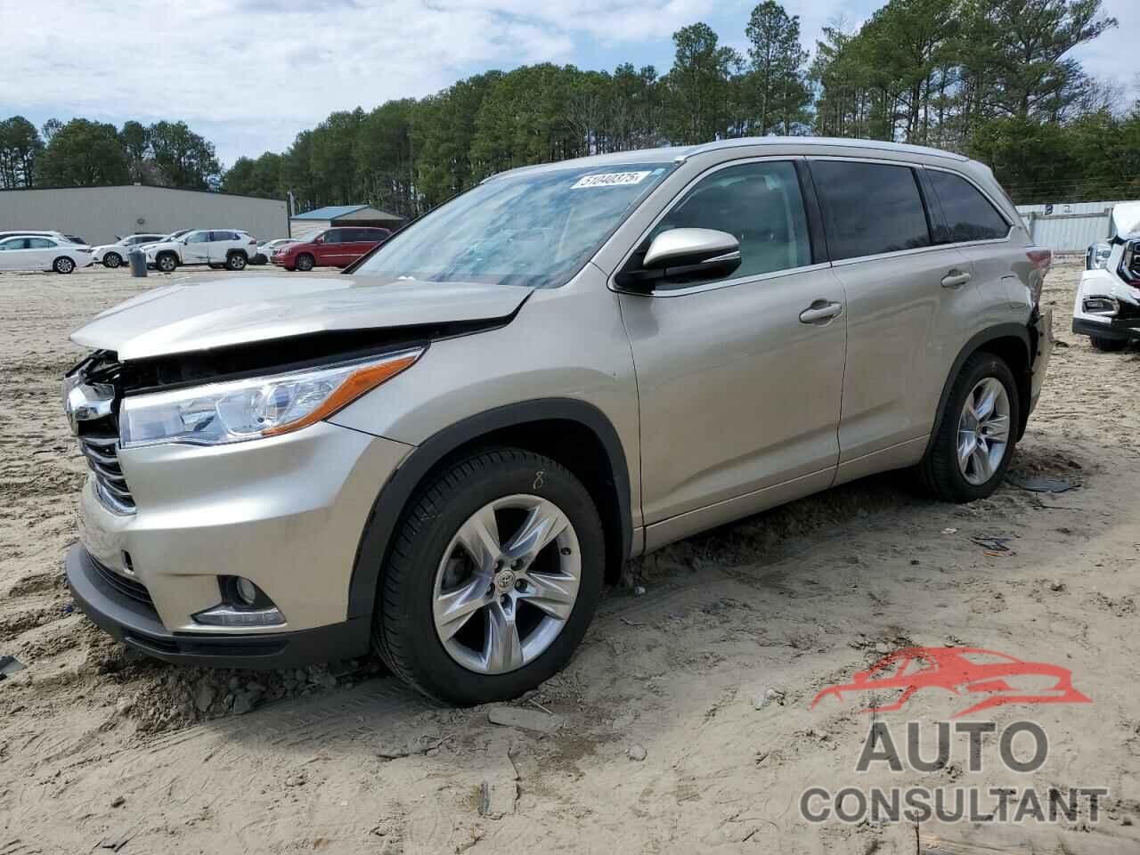 TOYOTA HIGHLANDER 2015 - 5TDDKRFH2FS188068