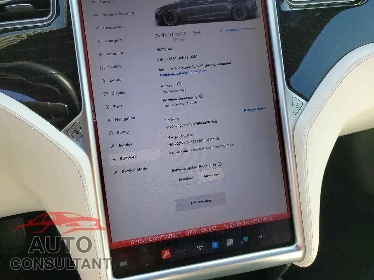 TESLA MODEL S 2017 - 5YJSA1E12HF231301