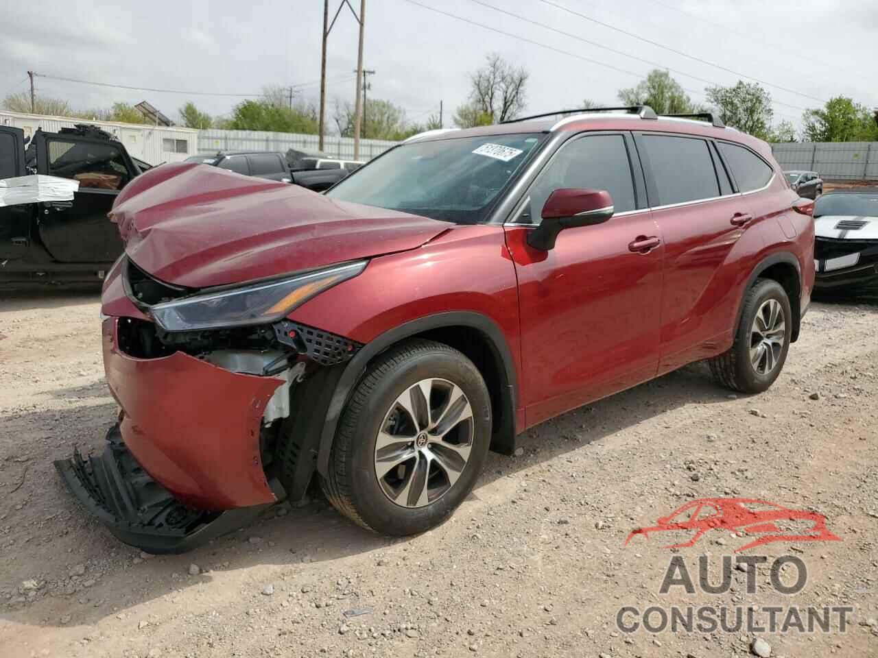 TOYOTA HIGHLANDER 2021 - 5TDGZRAH5MS525569