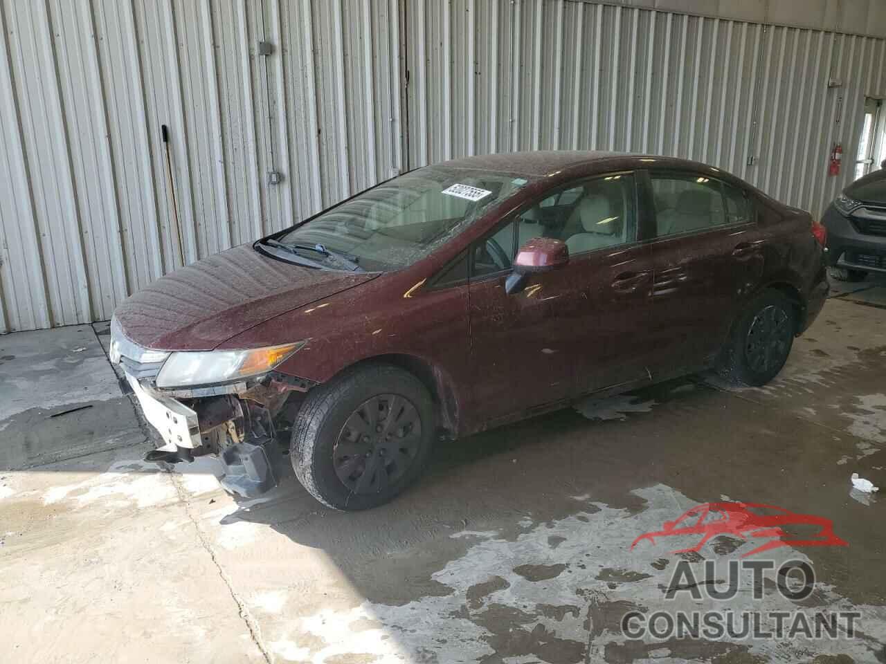 HONDA CIVIC 2012 - 19XFB2F50CE049391