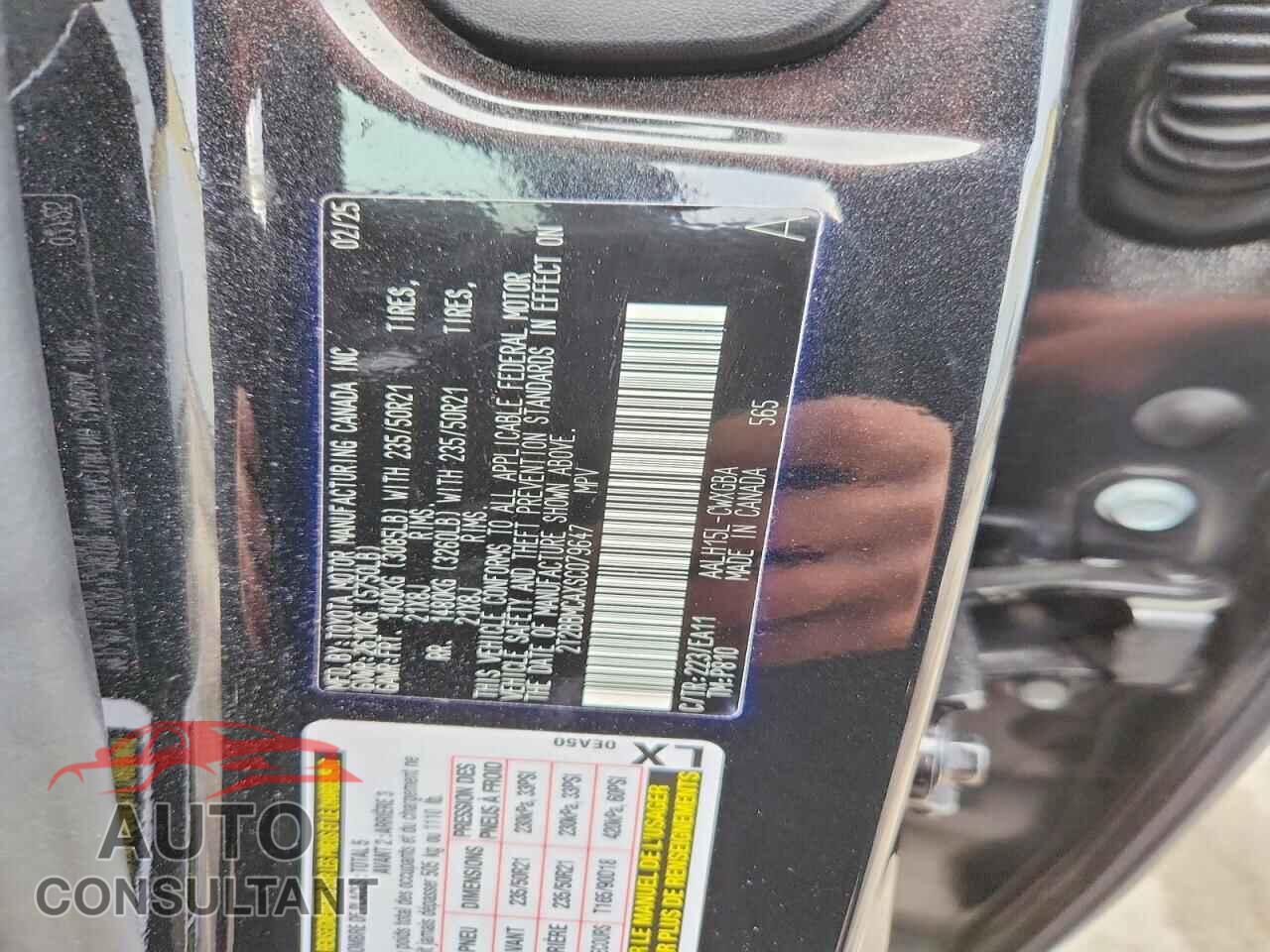 LEXUS UNKNOWN 2025 - 2T2BBMCAXSC079647