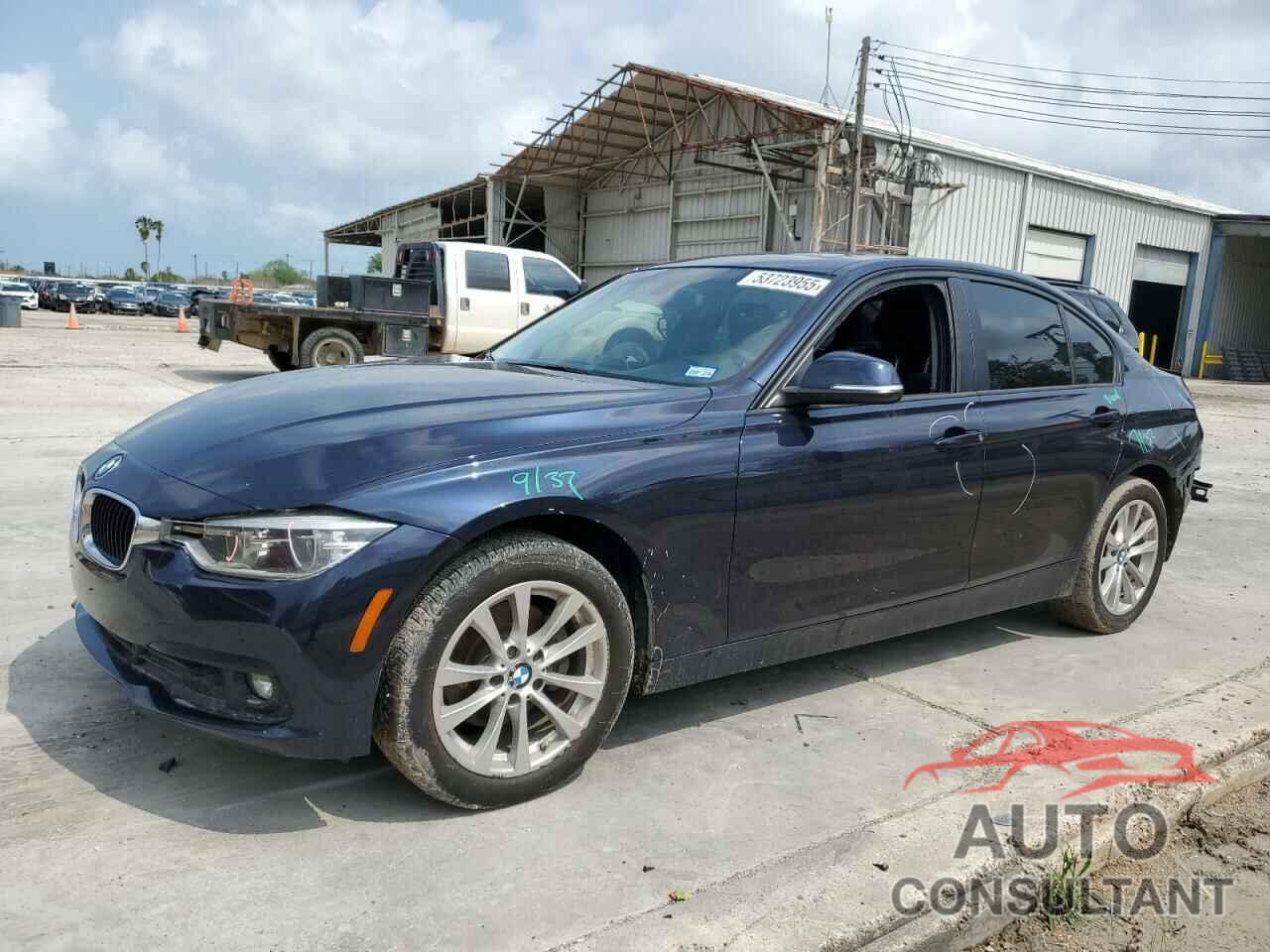 BMW 3 SERIES 2017 - WBA8E1G55HNU14639