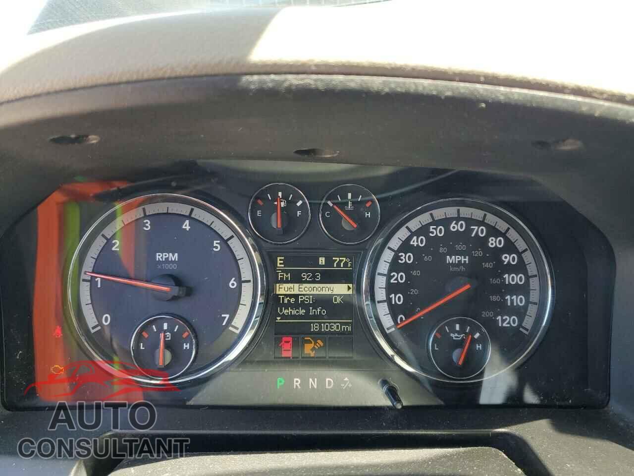 DODGE RAM 1500 2012 - 1C6RD7LT4CS161784