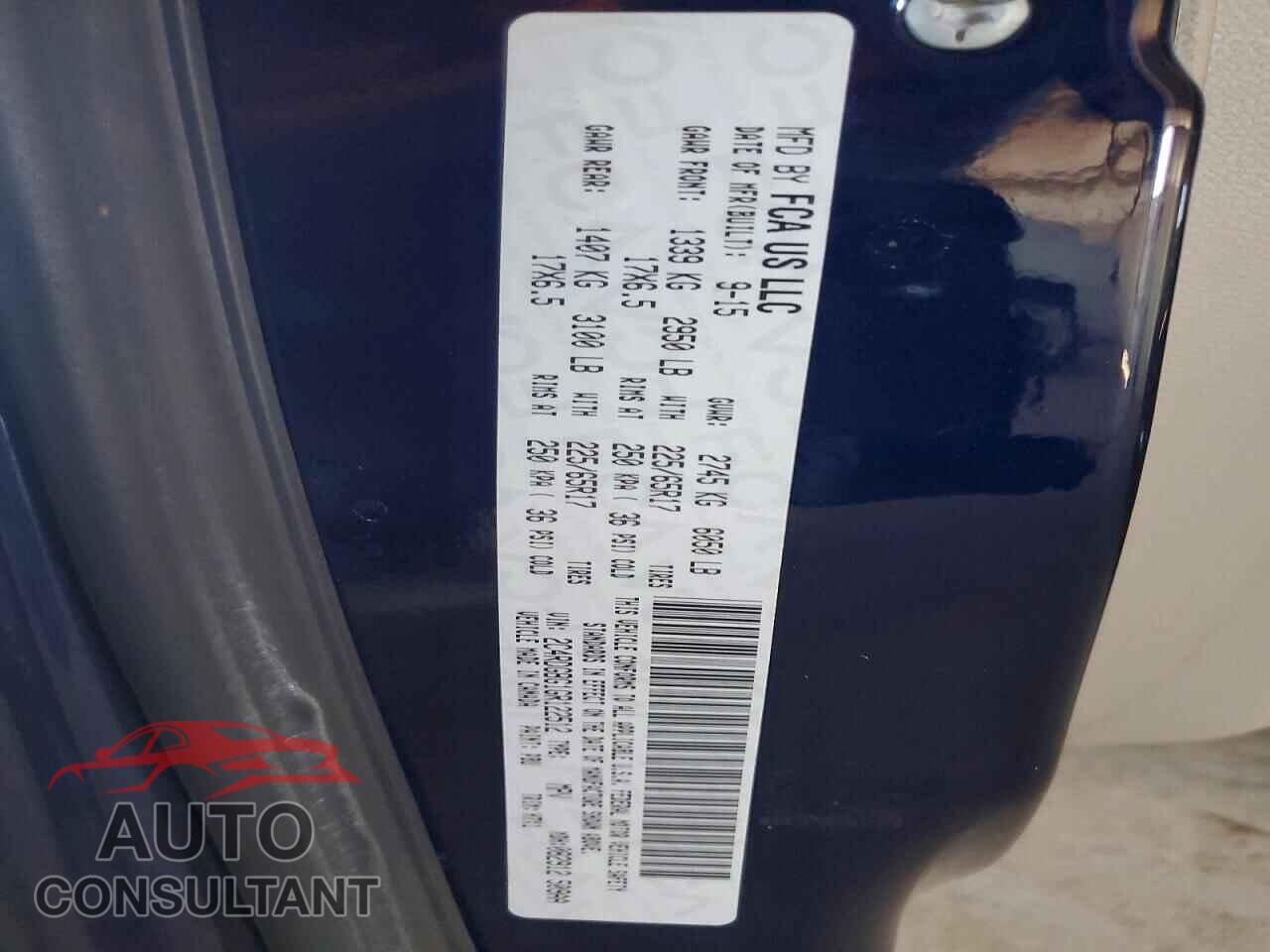 DODGE CARAVAN 2016 - 2C4RDGBG1GR122512