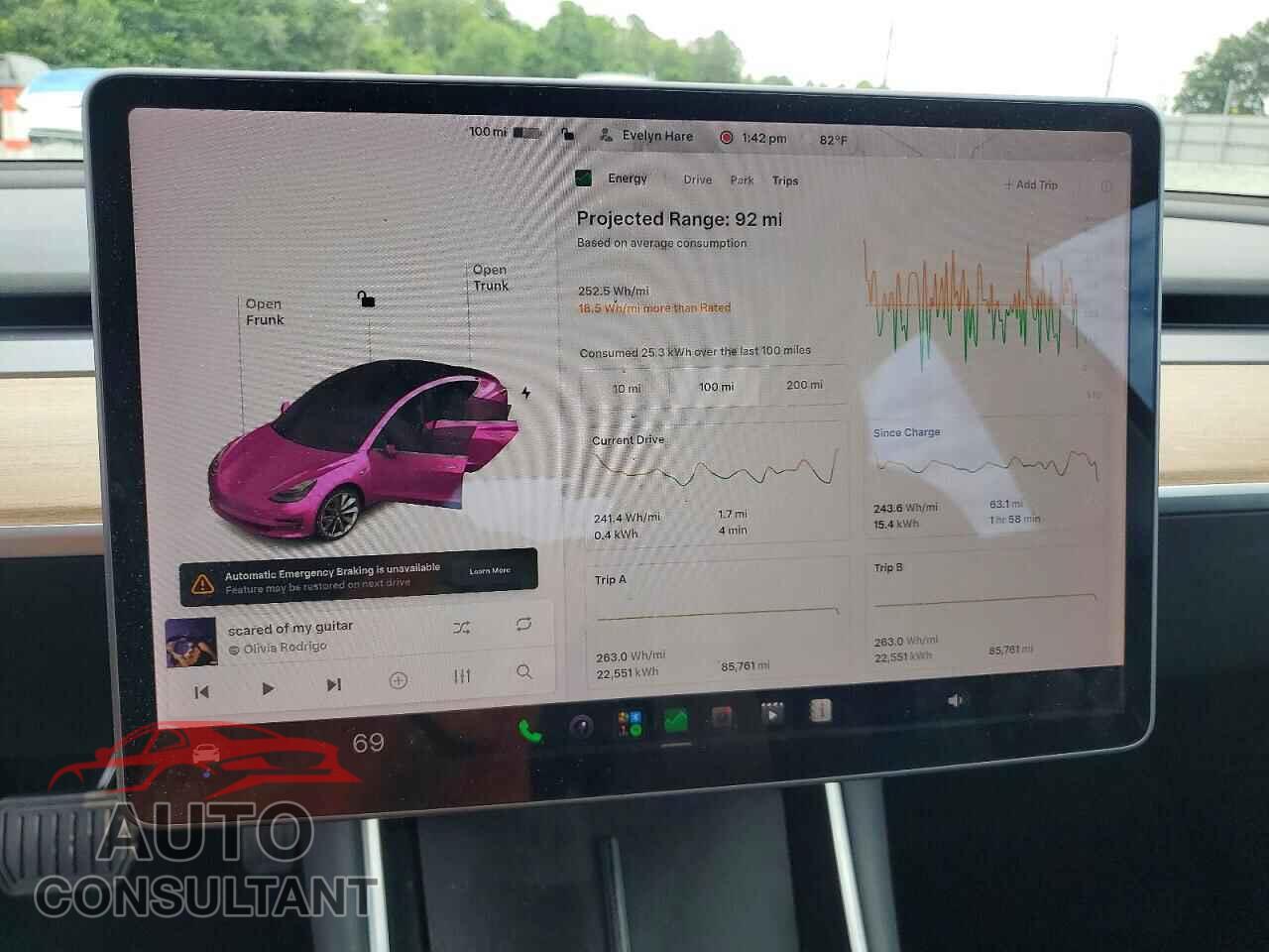 TESLA MODEL 3 2018 - 5YJ3E1EA9JF042823