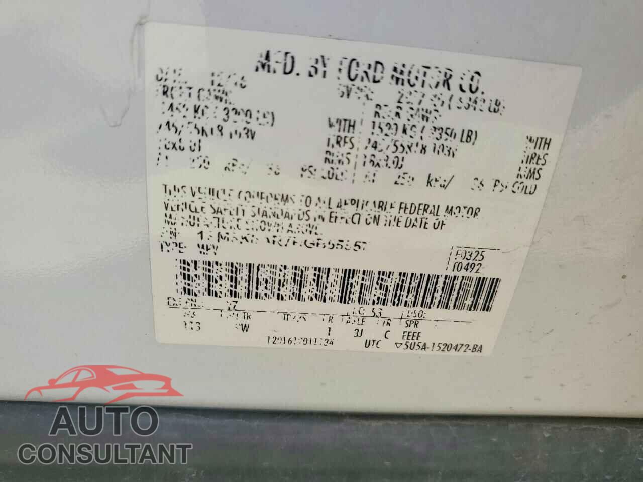 FORD EXPLORER 2017 - 1FM5K8AR7HGB55557