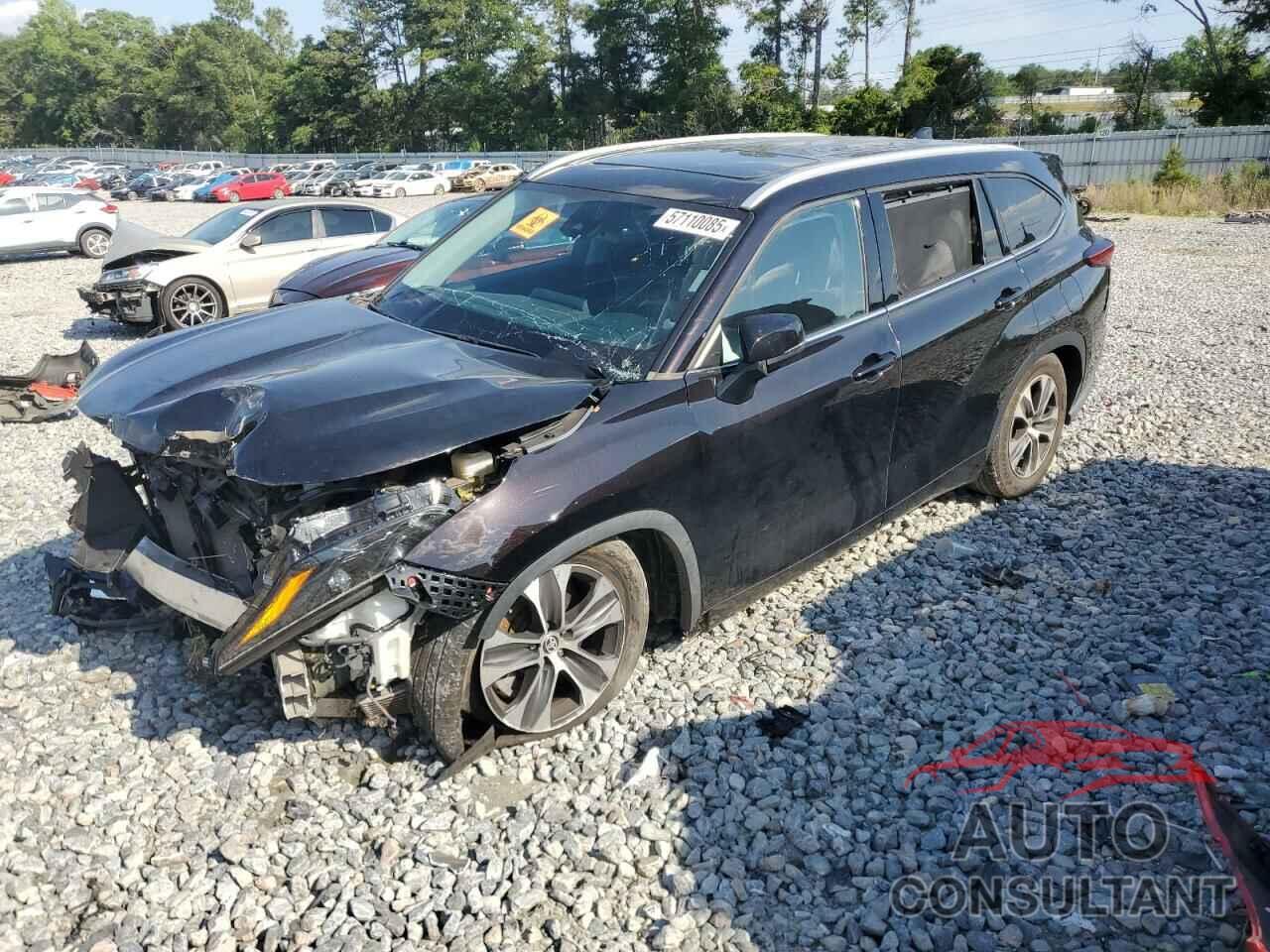 TOYOTA HIGHLANDER 2022 - 5TDGZRAH6NS132648