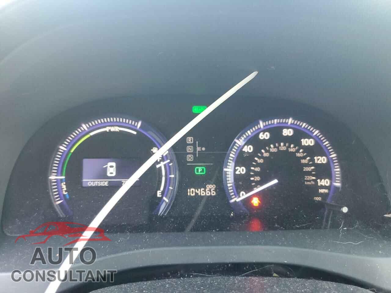 LEXUS HS 2010 - JTHBB1BA7A2001701