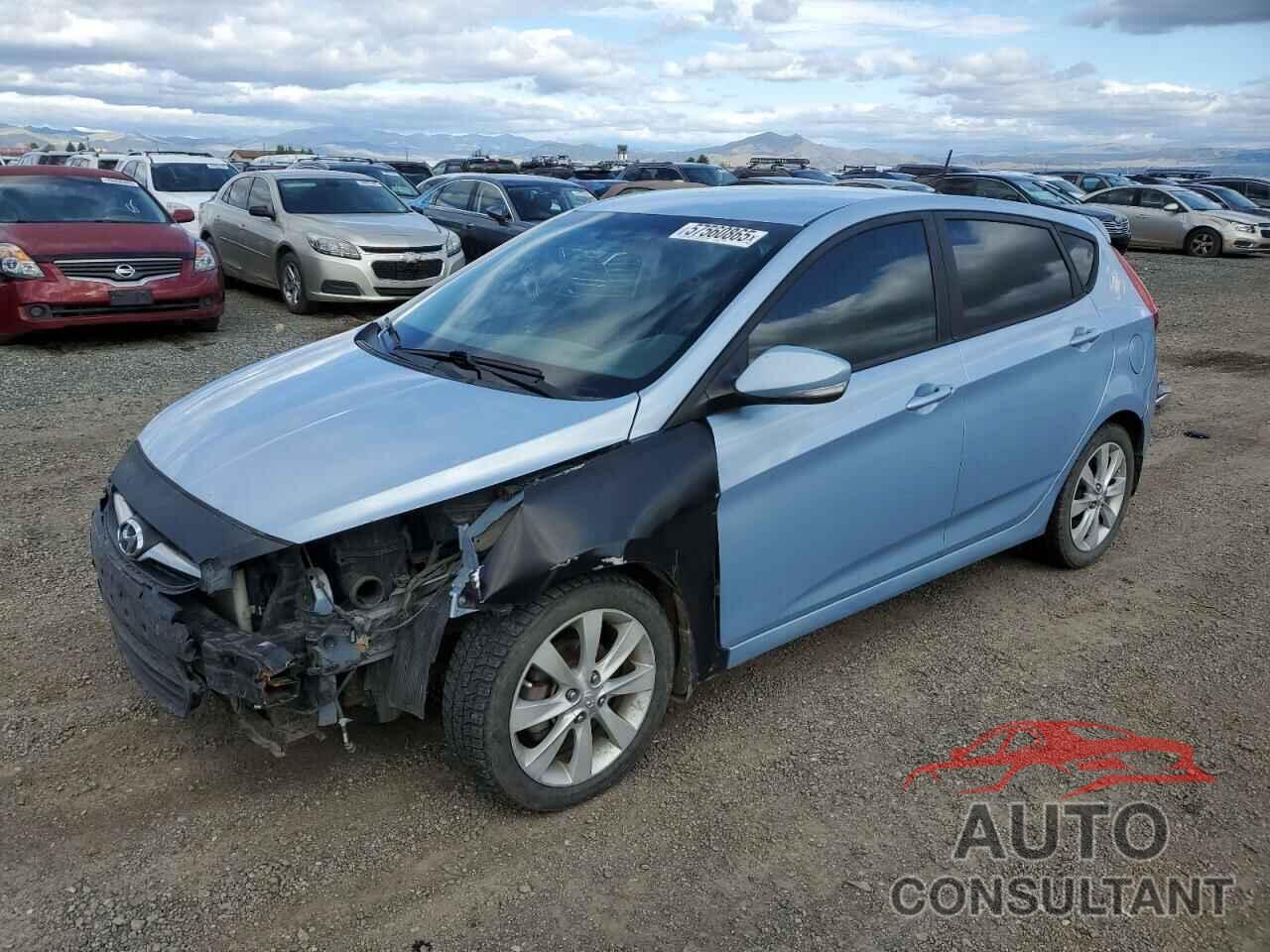 HYUNDAI ACCENT 2013 - KMHCU5AE0DU066048