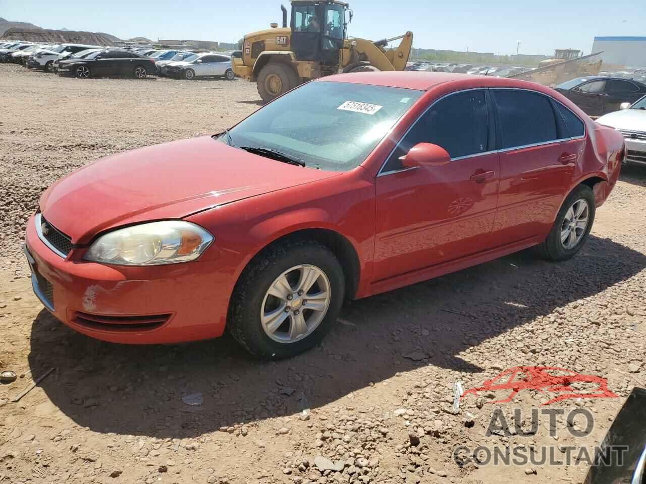 CHEVROLET IMPALA 2012 - 2G1WF5E37C1260325