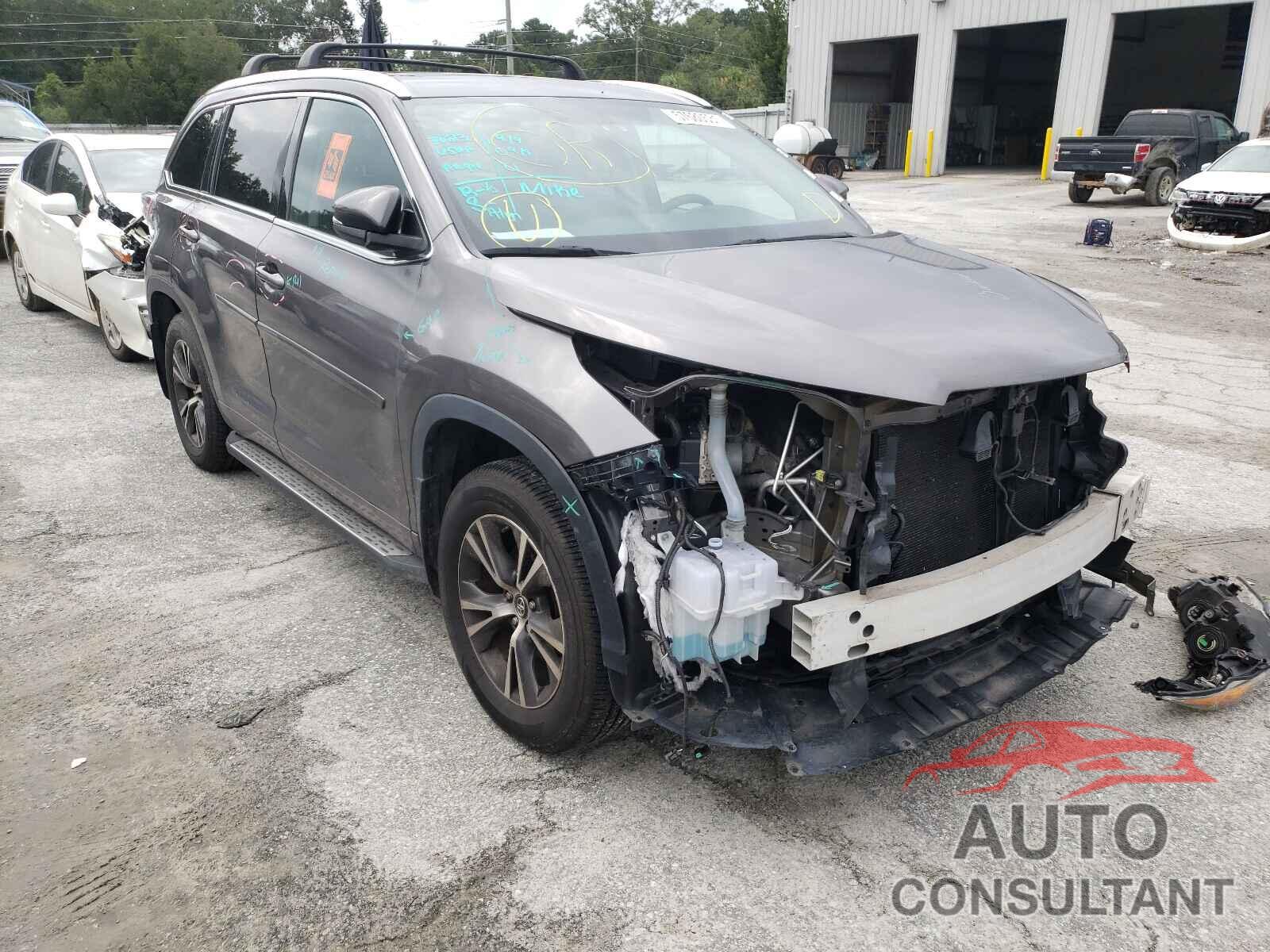 TOYOTA HIGHLANDER 2016 - 5TDJKRFH9GS287880