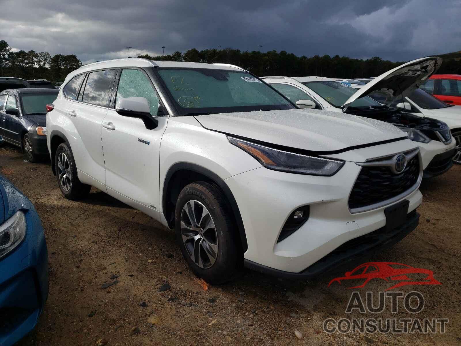 TOYOTA HIGHLANDER 2021 - 5TDGBRCH4MS526715