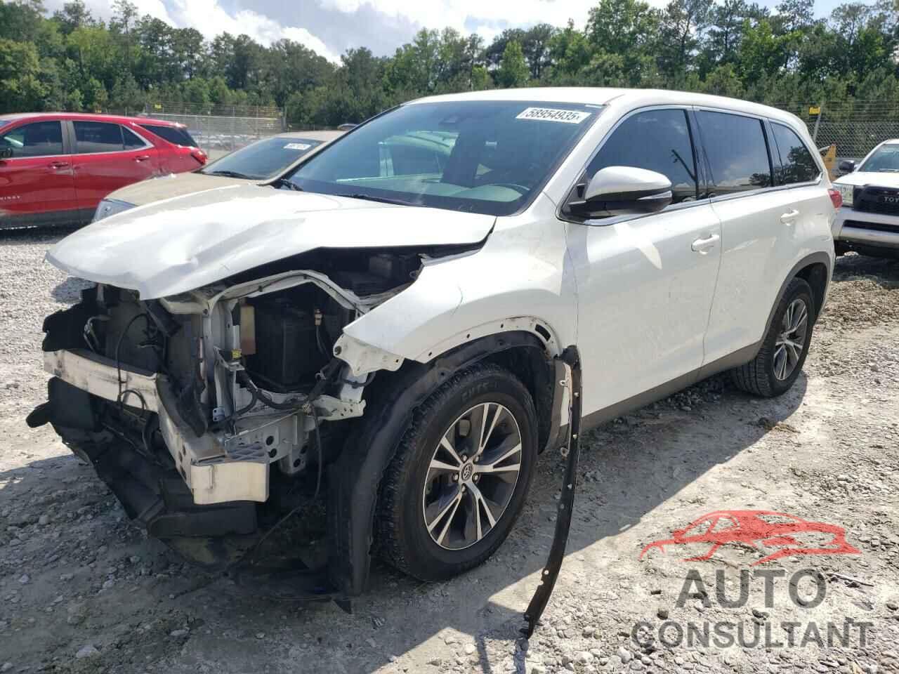TOYOTA HIGHLANDER 2019 - 5TDZARFH5KS050110