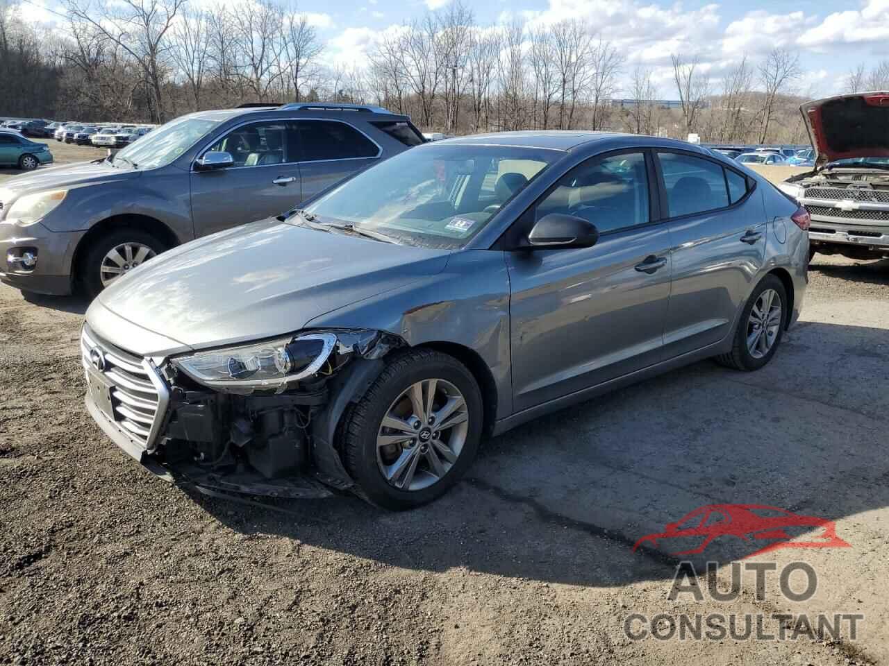 HYUNDAI ELANTRA 2017 - KMHD84LF6HU361525