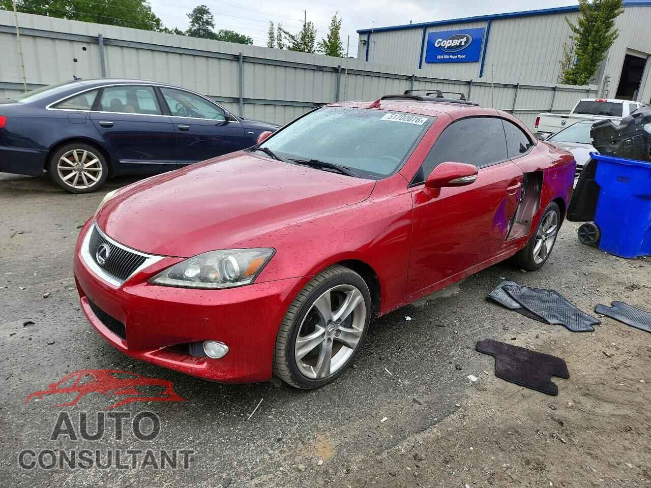 LEXUS IS 2012 - JTHFE2C27C2507912
