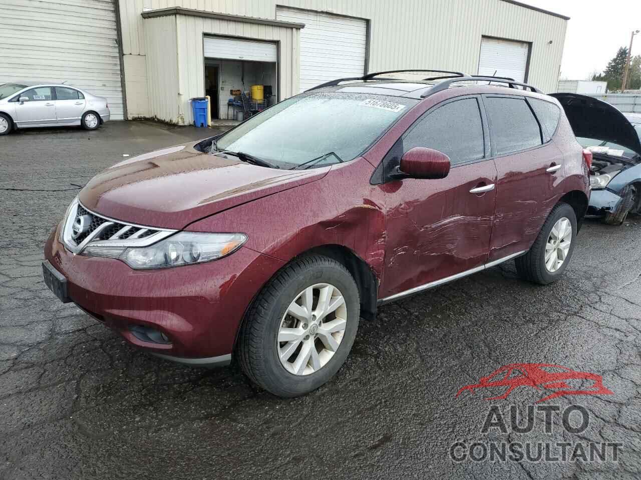 NISSAN MURANO 2012 - JN8AZ1MW6CW239413