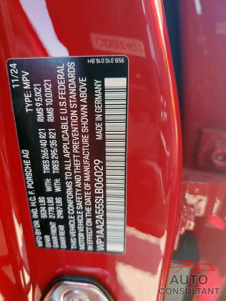 PORSCHE MACAN BASE 2025 - WP1AA2A55SLB06029