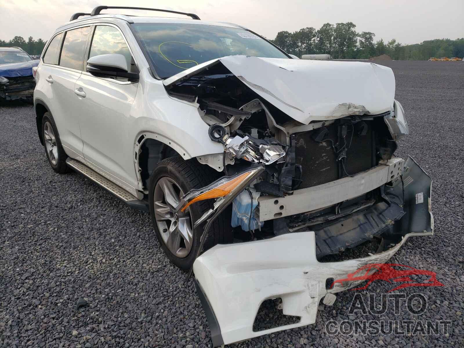 TOYOTA HIGHLANDER 2016 - 5TDDKRFHXGS273449