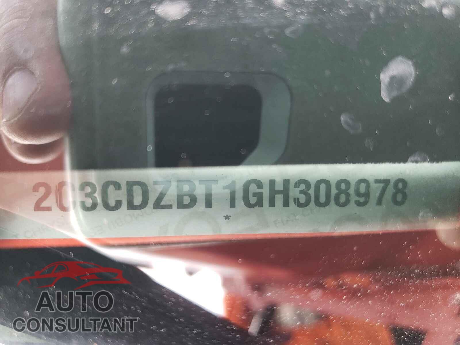 DODGE CHALLENGER 2016 - 2C3CDZBT1GH308978