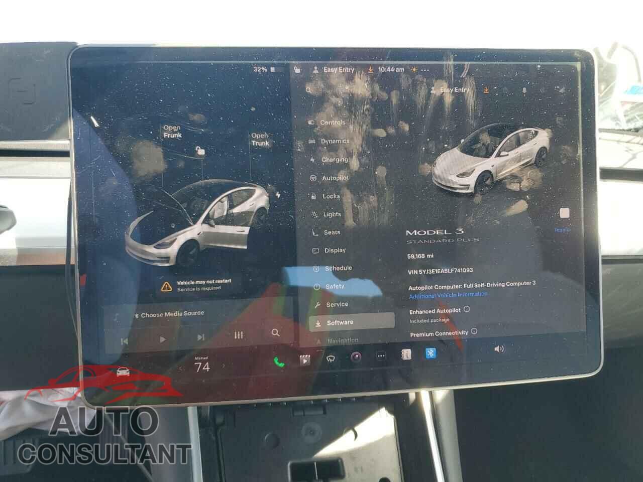 TESLA MODEL 3 2020 - 5YJ3E1EA5LF741093