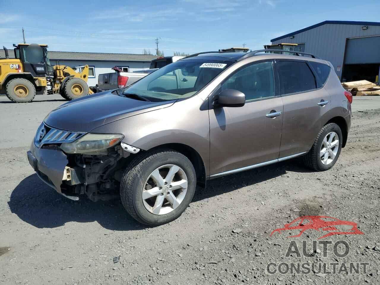 NISSAN MURANO 2009 - JN8AZ18WX9W142797