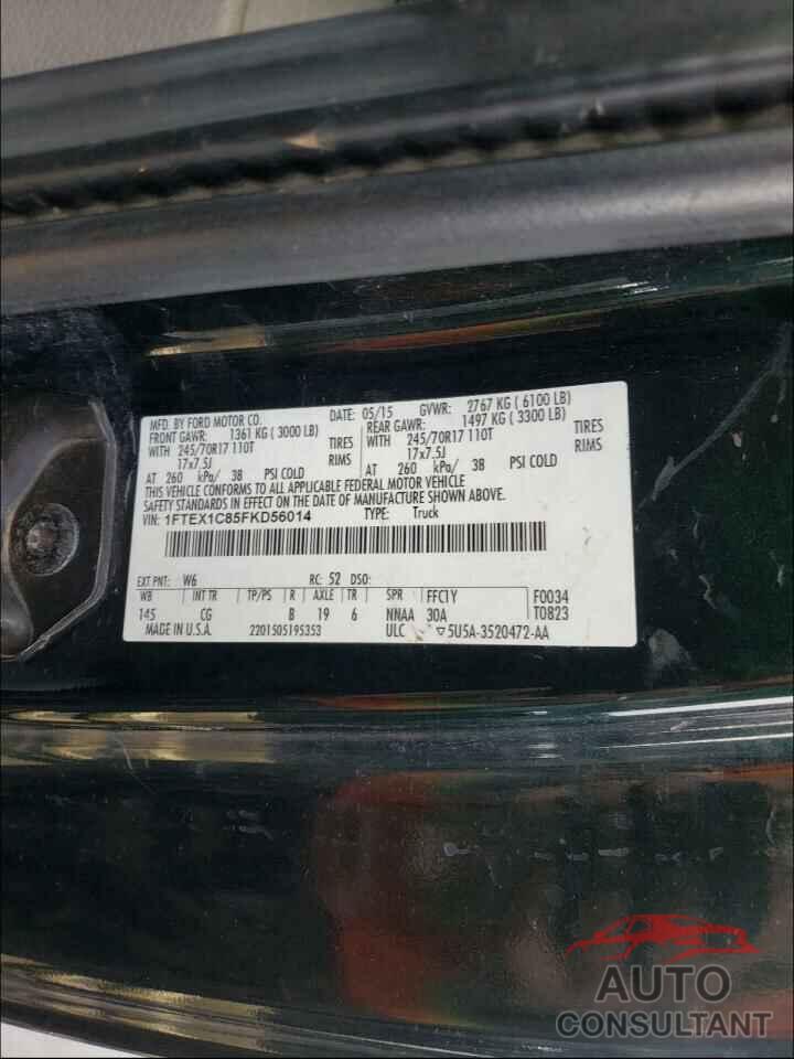 FORD F-150 2015 - 1FTEX1C85FKD56014