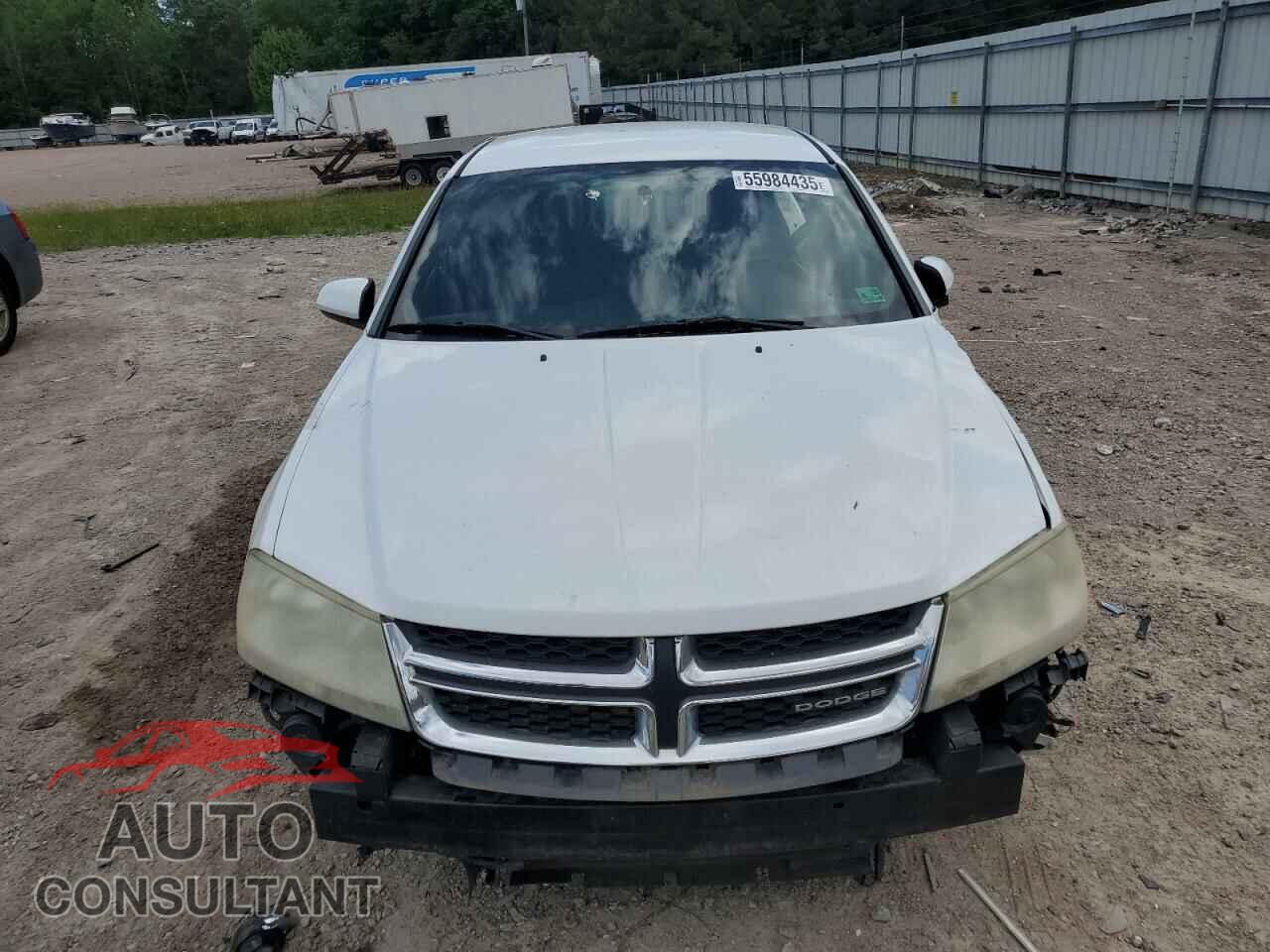DODGE AVENGER 2012 - 1C3CDZCB4CN192764