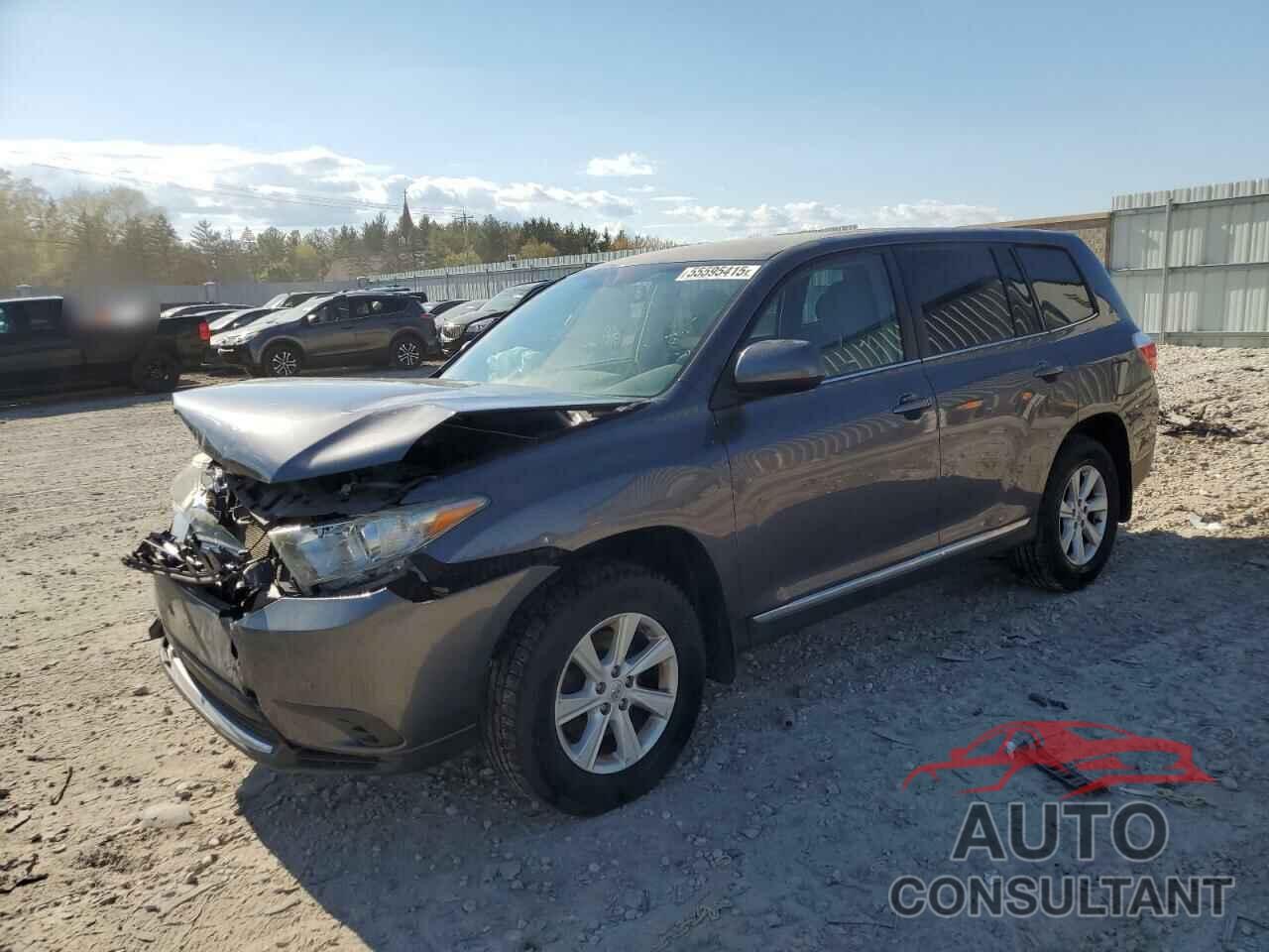 TOYOTA HIGHLANDER 2013 - 5TDZA3EH1DS034519