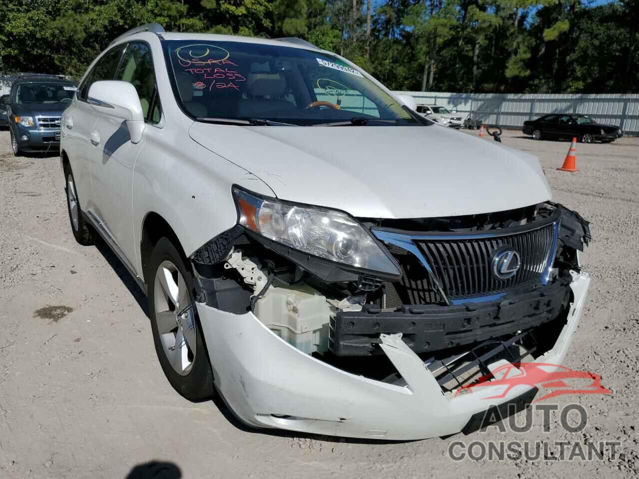 LEXUS RX350 2010 - 2T2BK1BA2AC077762