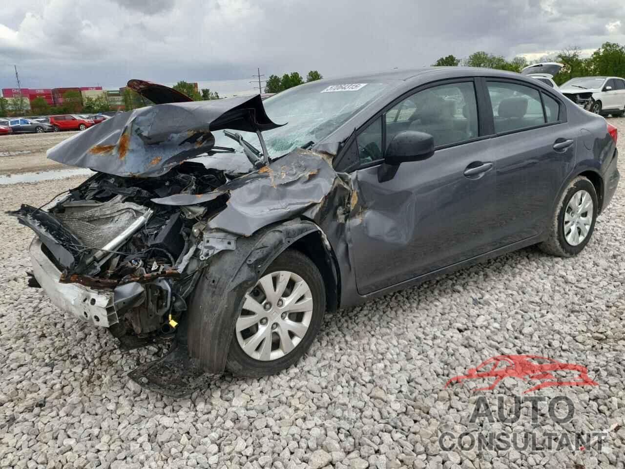 HONDA CIVIC 2012 - 19XFB2F5XCE387459