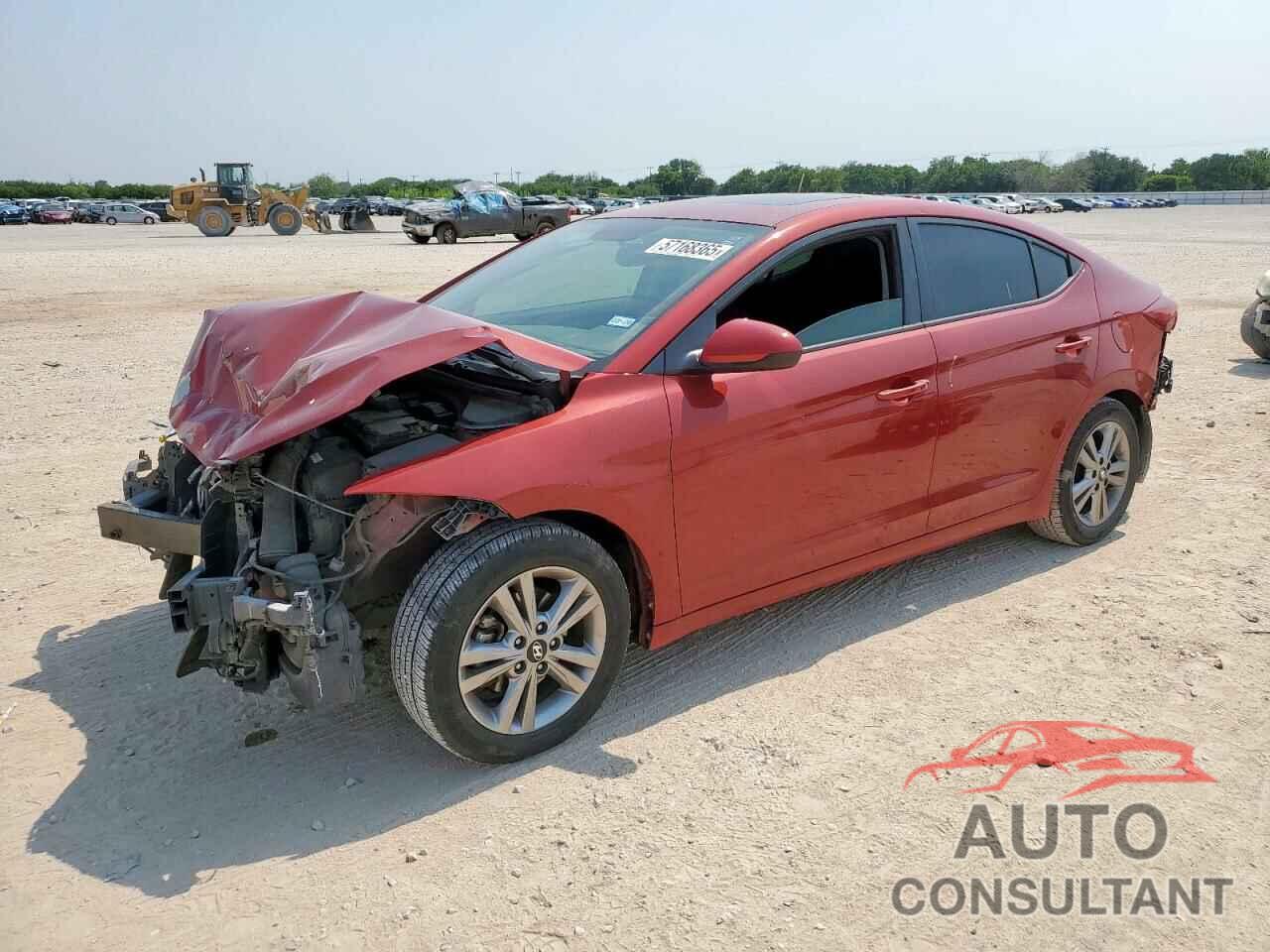 HYUNDAI ELANTRA 2017 - KMHD84LF5HU245829