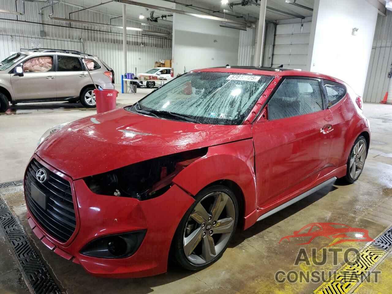 HYUNDAI VELOSTER 2013 - KMHTC6AE7DU111060