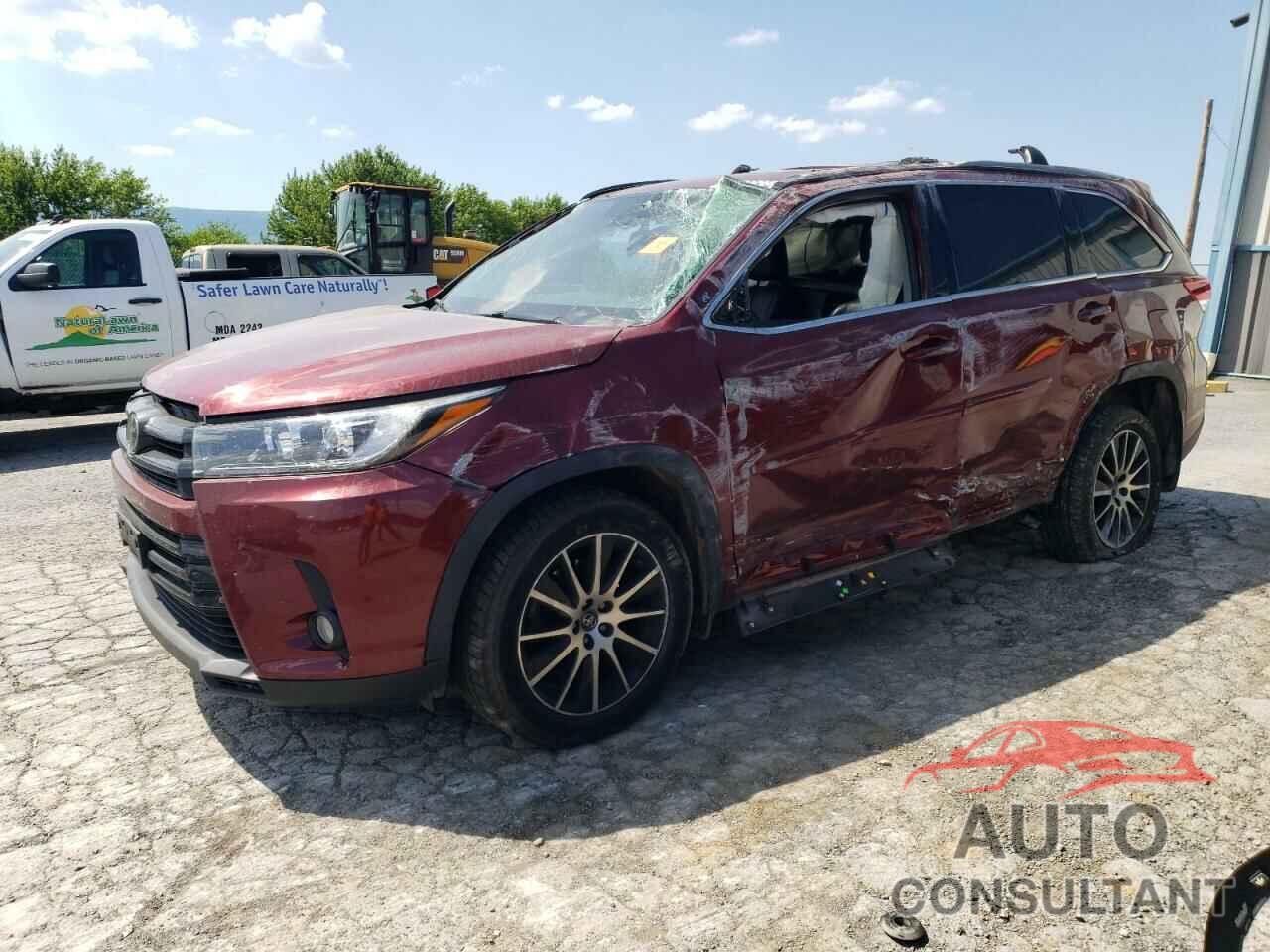 TOYOTA HIGHLANDER 2018 - 5TDJZRFH7JS838469