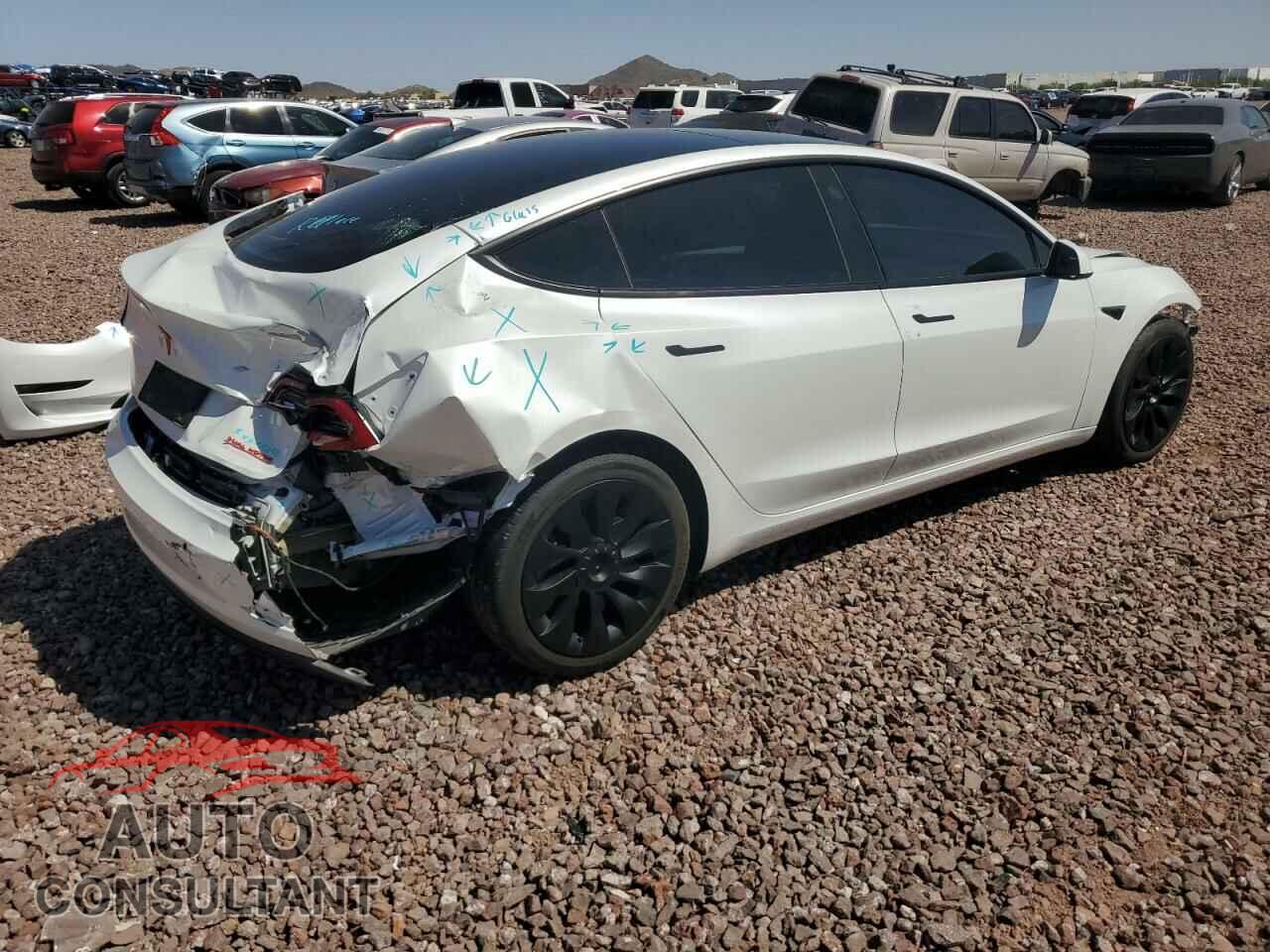 TESLA MODEL 3 2022 - 5YJ3E1EB5NF294017