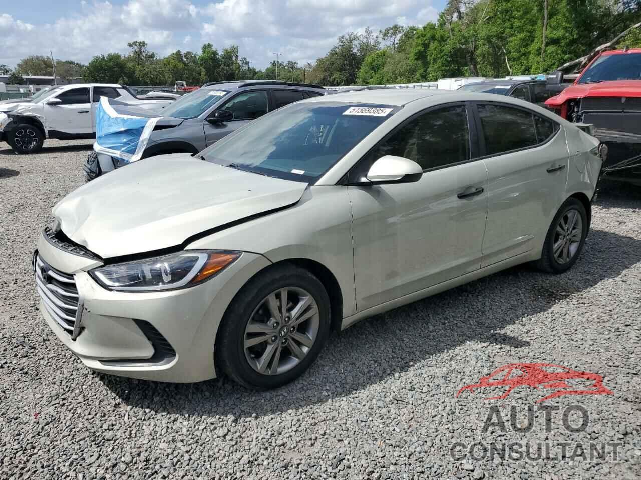 HYUNDAI ELANTRA 2017 - KMHD84LF5HU171215