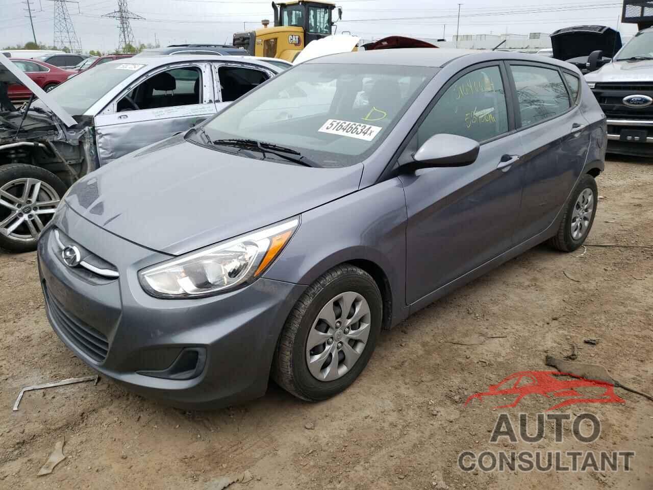 HYUNDAI ACCENT 2017 - KMHCT5AE5HU312942