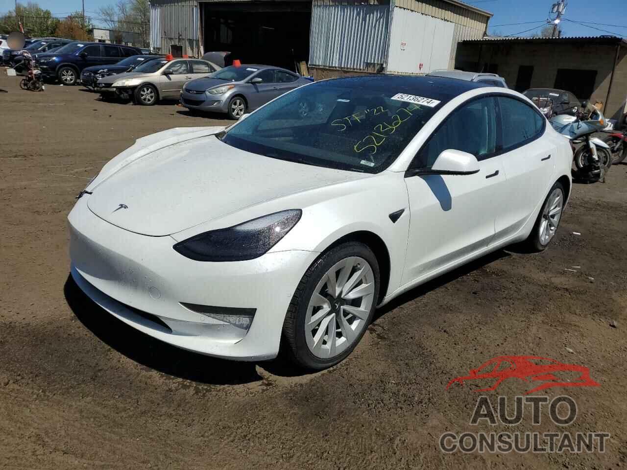 TESLA MODEL 3 2022 - 5YJ3E1EB9NF168405