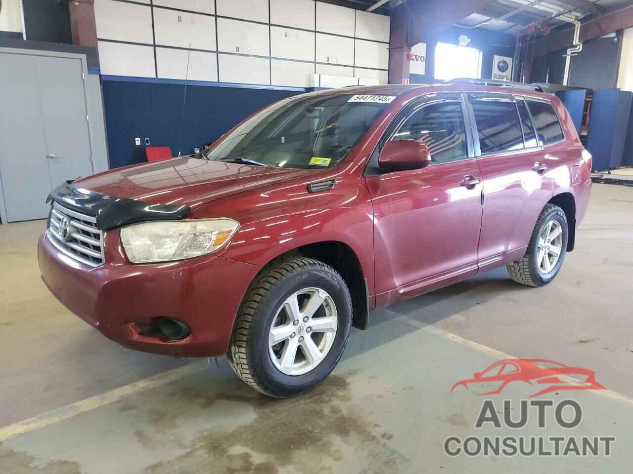 TOYOTA HIGHLANDER 2010 - 5TDBK3EH5AS015661