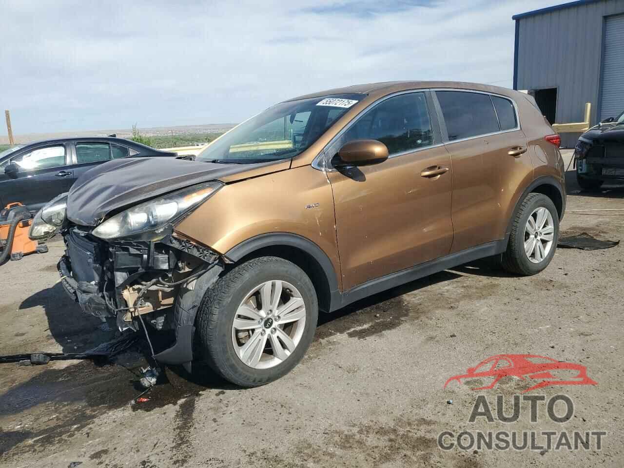 KIA SPORTAGE 2017 - KNDPMCAC9H7108651