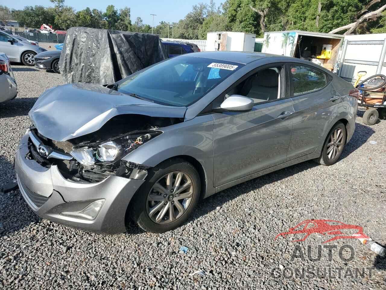 HYUNDAI ELANTRA 2016 - KMHDH4AE6GU479860