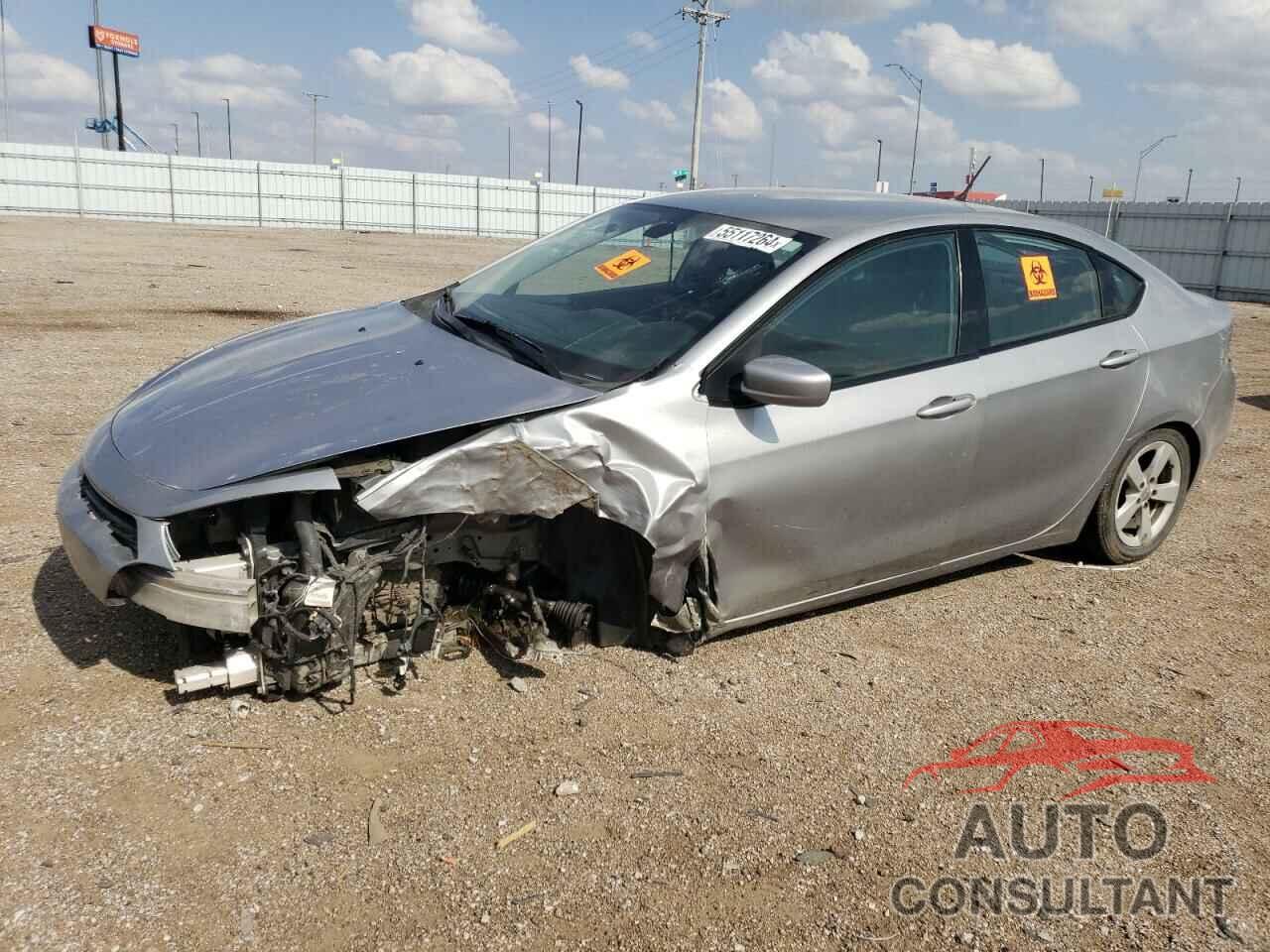 DODGE DART 2016 - 1C3CDFBBXGD563583