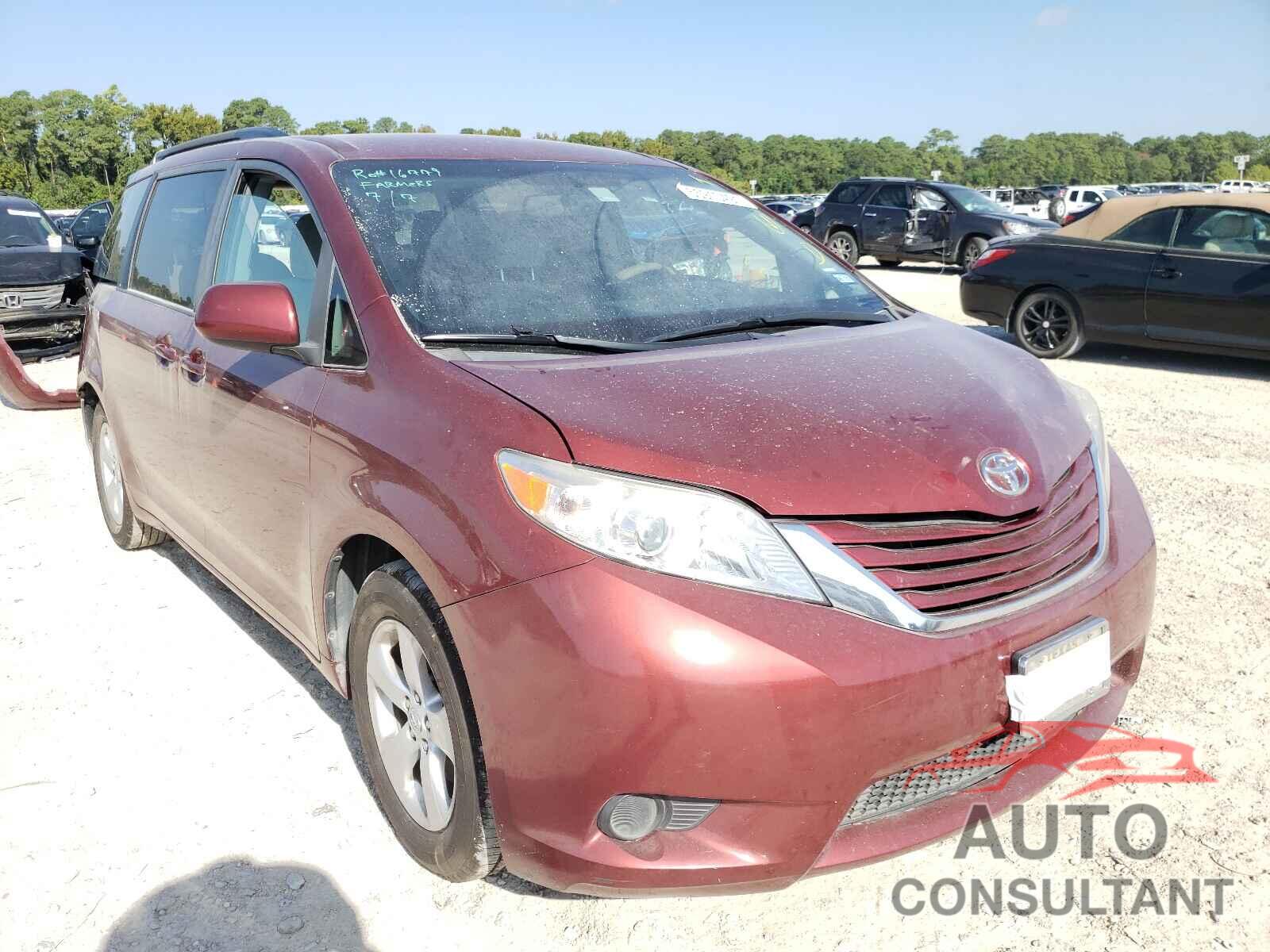 TOYOTA SIENNA 2017 - 5TDKZ3DC8HS837933