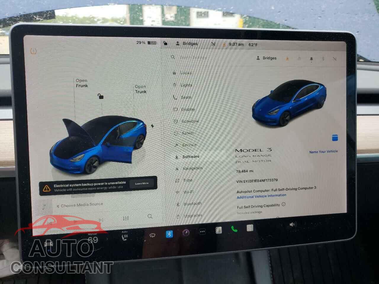 TESLA MODEL 3 2022 - 5YJ3E1EB4NF173379