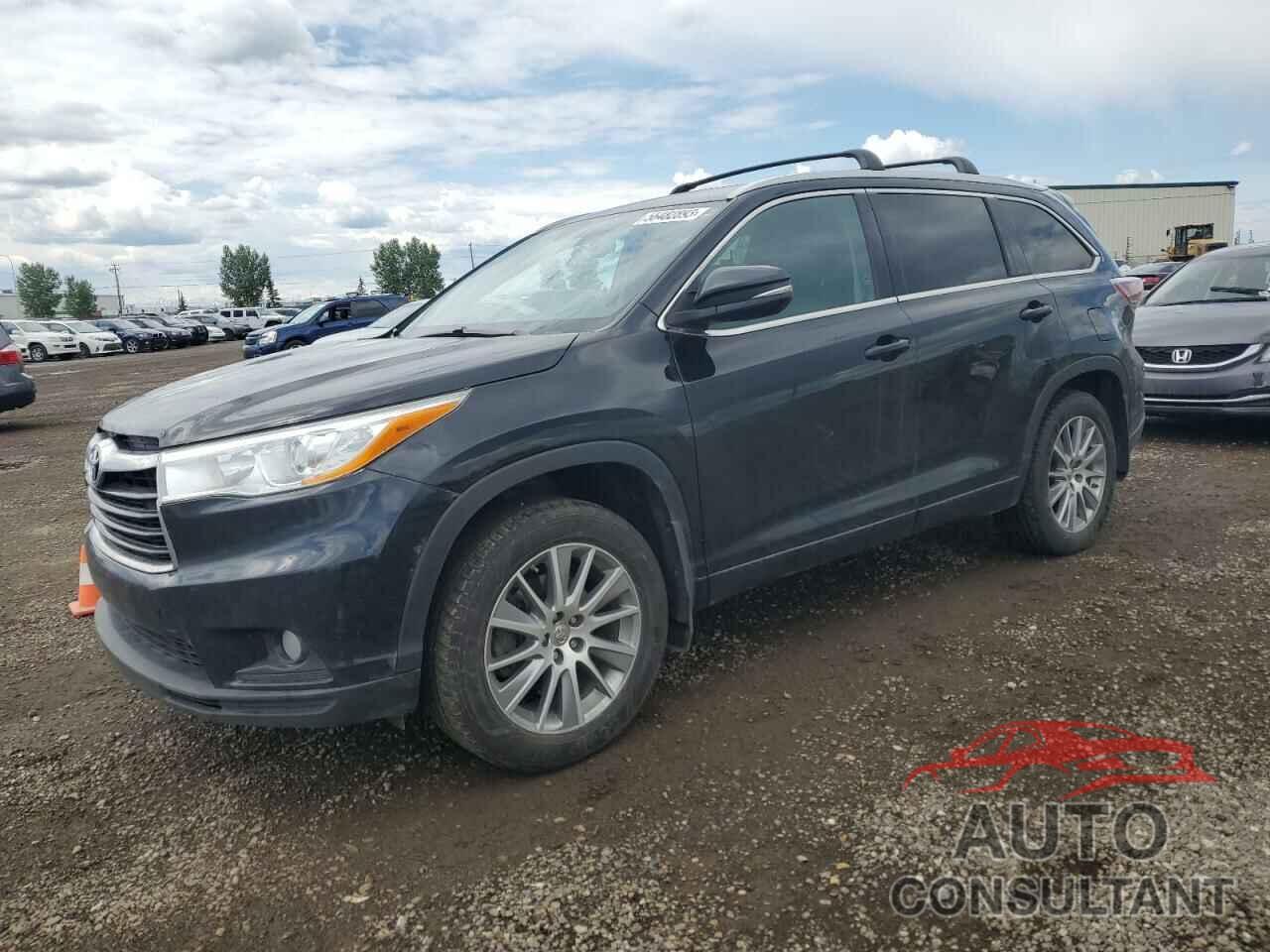 TOYOTA HIGHLANDER 2015 - 5TDJKRFH7FS220676