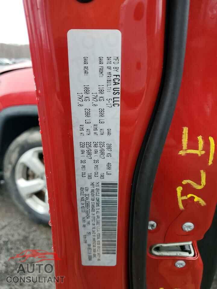JEEP COMPASS 2017 - 3C4NJDBB6HT660454