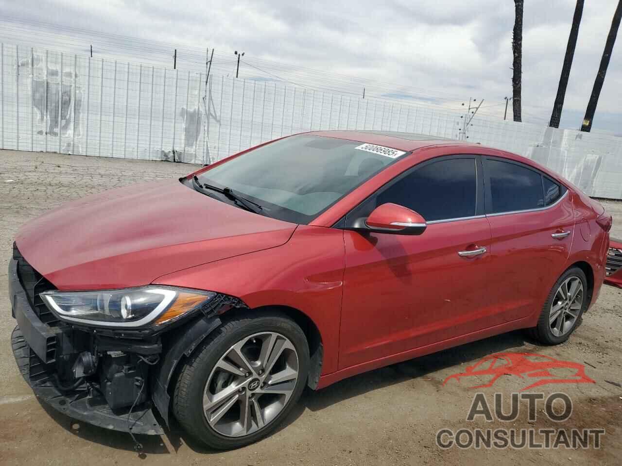 HYUNDAI ELANTRA 2017 - 5NPD84LF6HH087189