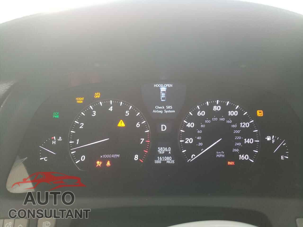LEXUS LS460 2011 - JTHGL5EF5B5043589