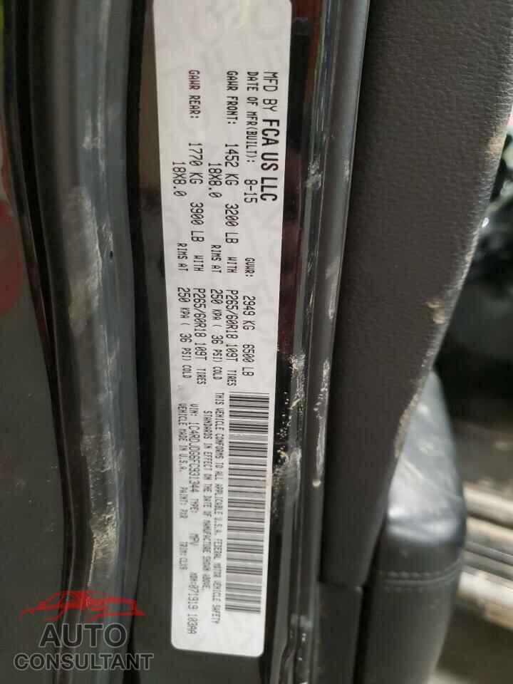 DODGE DURANGO 2015 - 1C4RDJDG6FC931344