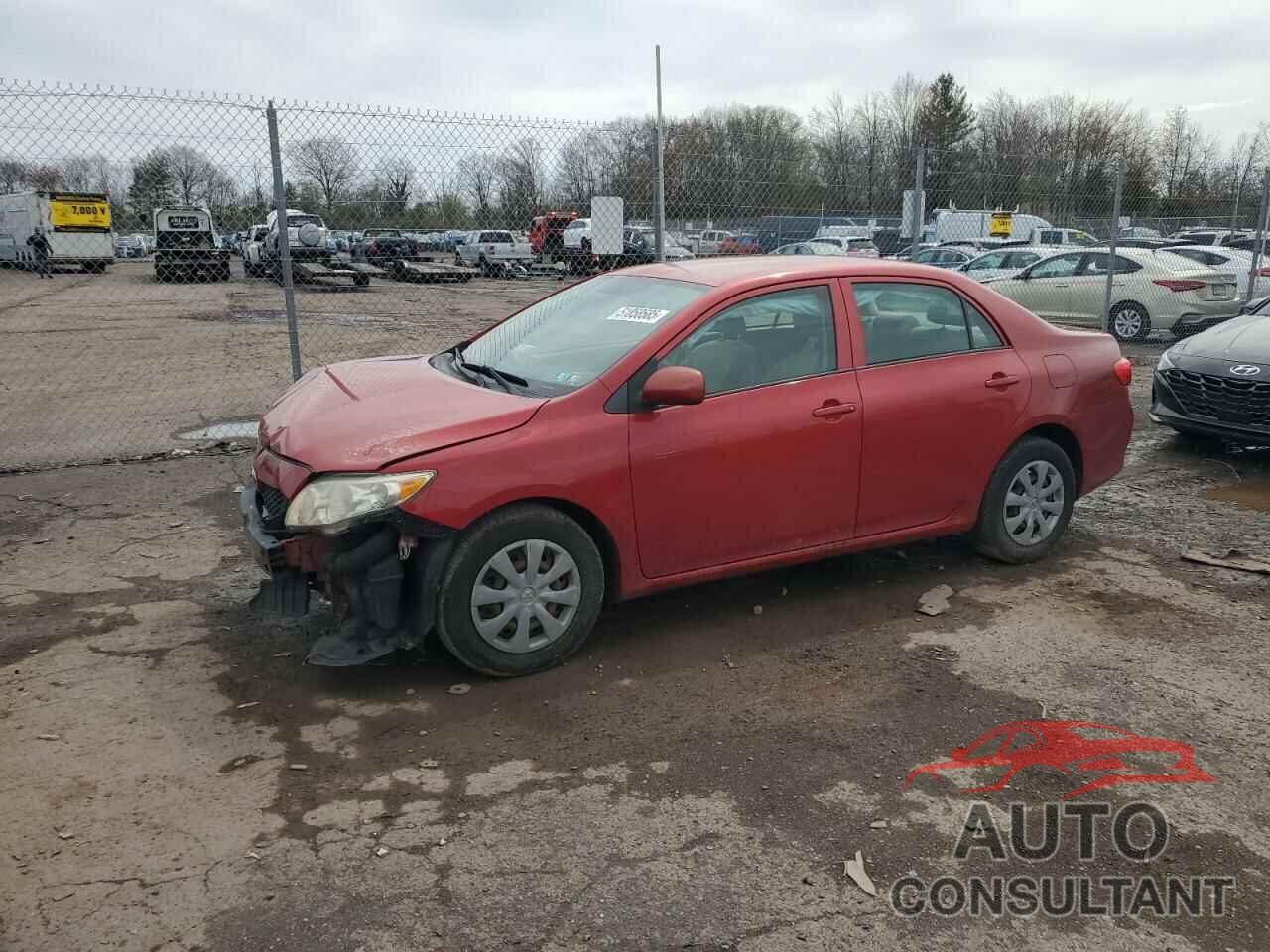 TOYOTA COROLLA 2009 - 2T1BU40E99C104411