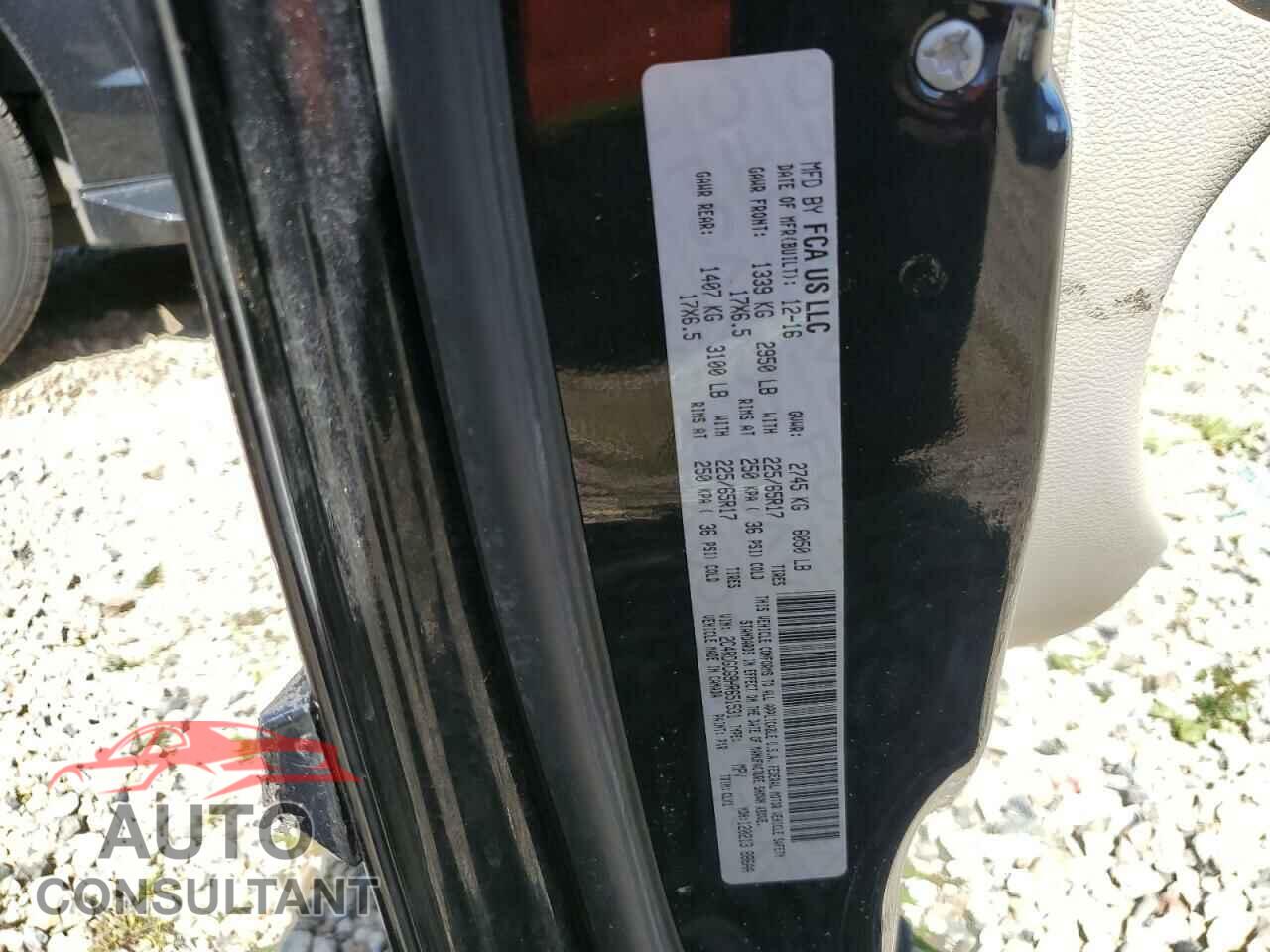 DODGE CARAVAN 2017 - 2C4RDGCG9HR651531